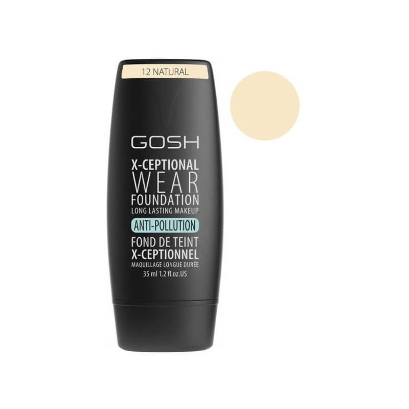 Base de maquilhagem nº 12 Natural - X-Ceptional GOSH 35ML