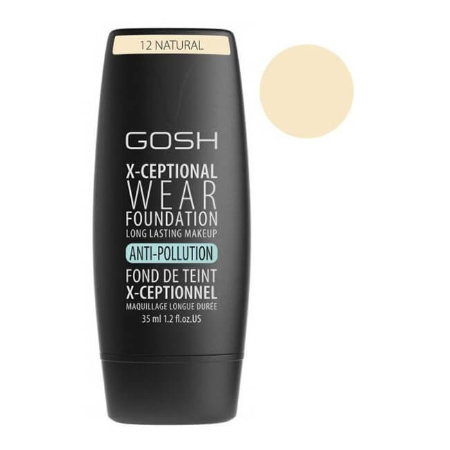 Base de maquilhagem nº 12 Natural - X-Ceptional GOSH 35ML