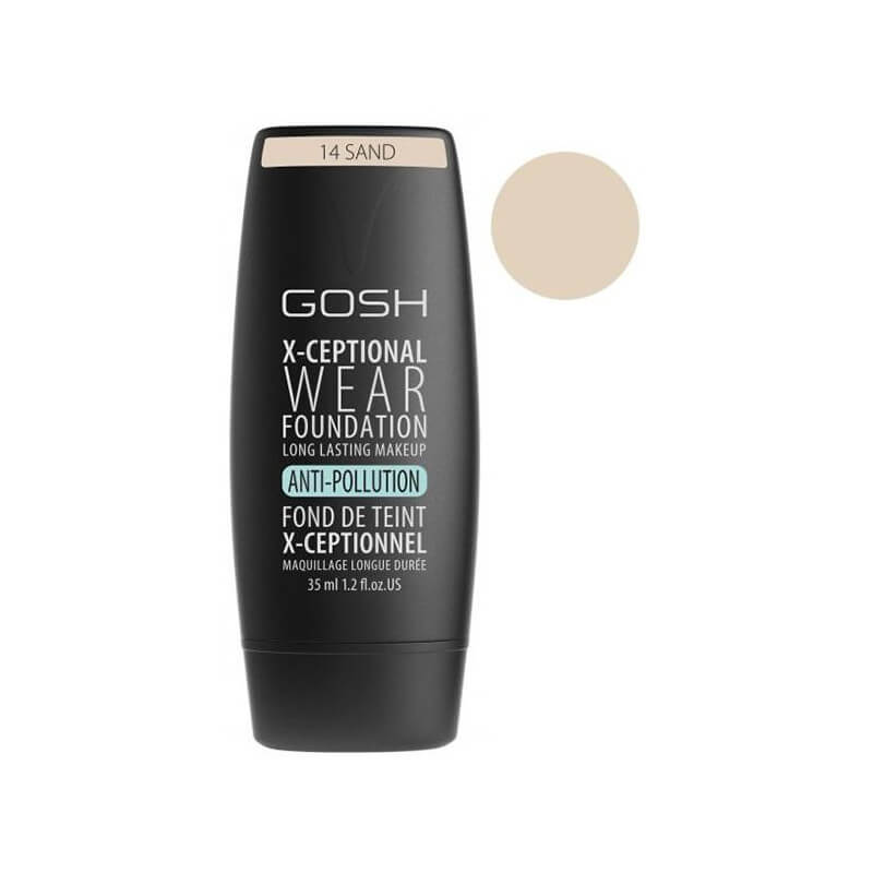 Foundation nr. 14 Sand - X-Ceptional GOSH 35ML