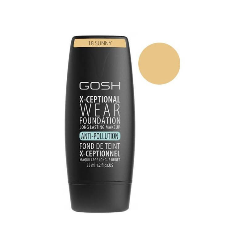 Fond de teint n°18 Sunny - X-Ceptional GOSH 35ML