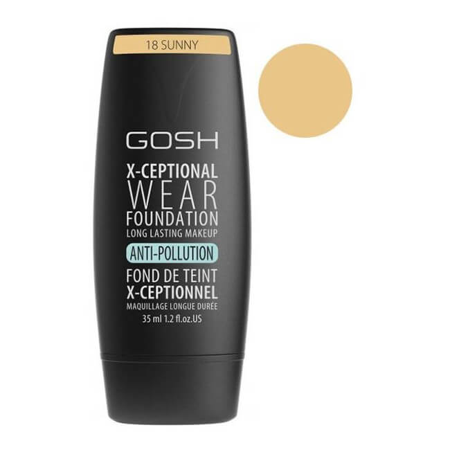 Foundation n°18 Sunny - X-Ceptional GOSH 35ML