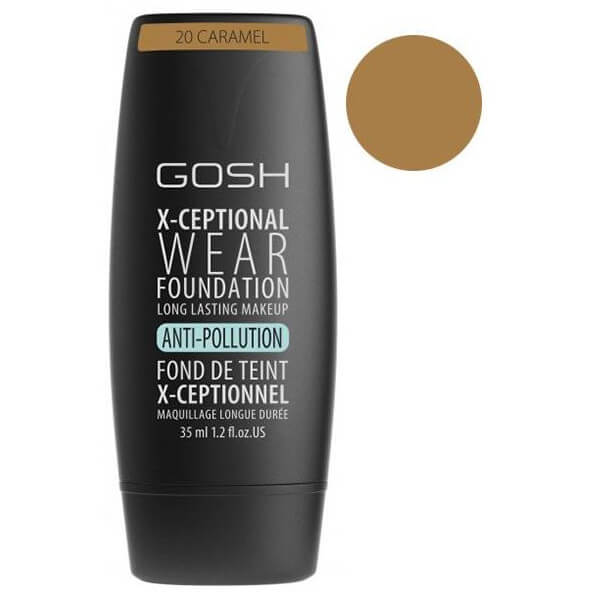 Base de maquilhagem nº20 Caramelo - X-Ceptional GOSH 35ML Base de maquilhagem nº20 Caramelo - X-Ceptional GOSH 35ML