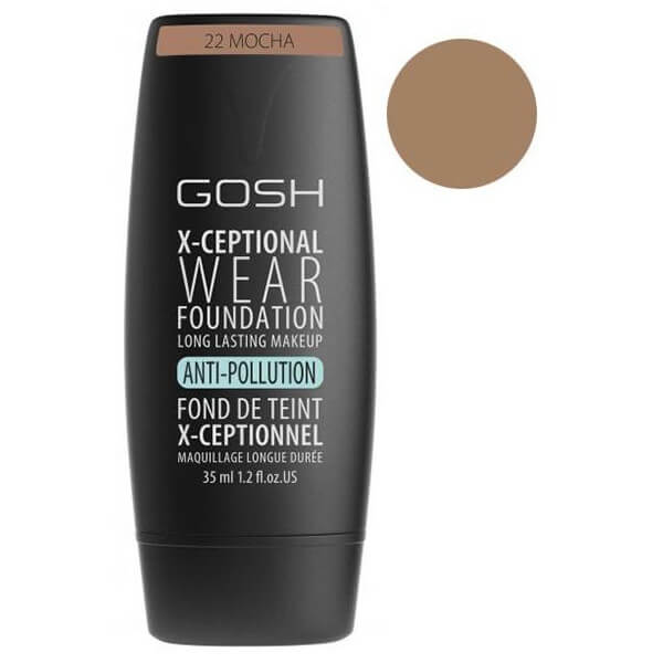 Base de maquilhagem nº 22 Mocha - X-Ceptional GOSH 35ML Base de maquilhagem nº 22 Mocha - X-Ceptional GOSH 35ML