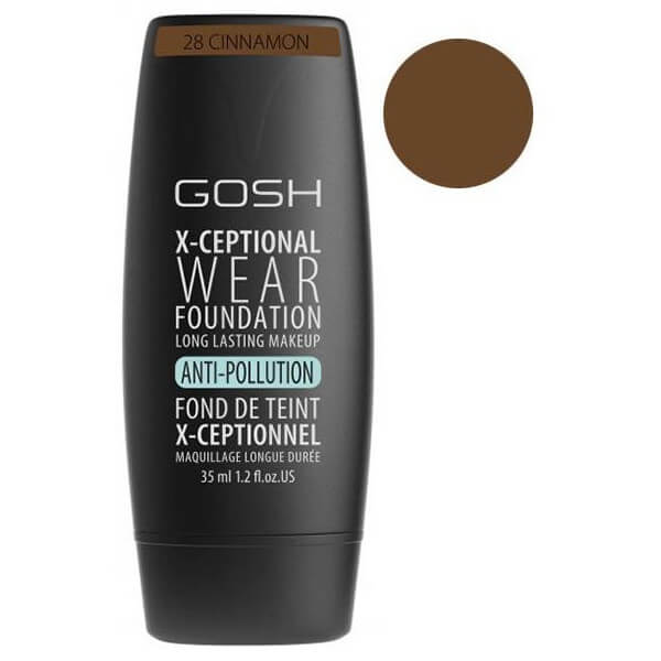 Base de maquilhagem nº 28 Canela - X-Ceptional GOSH 35ML Base de maquilhagem nº 28 Canela - X-Ceptional GOSH 35ML
