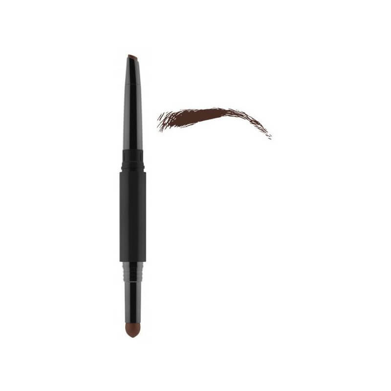 Wenkbrauwpotlood 2-in-1 nr. 01 bruin - Brow Shape & Fill GOSH
