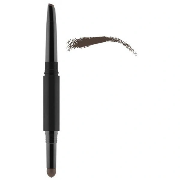 Crayon sourcils 2-en-1 n°02 gris brun - Brow Shape & Fill GOSH