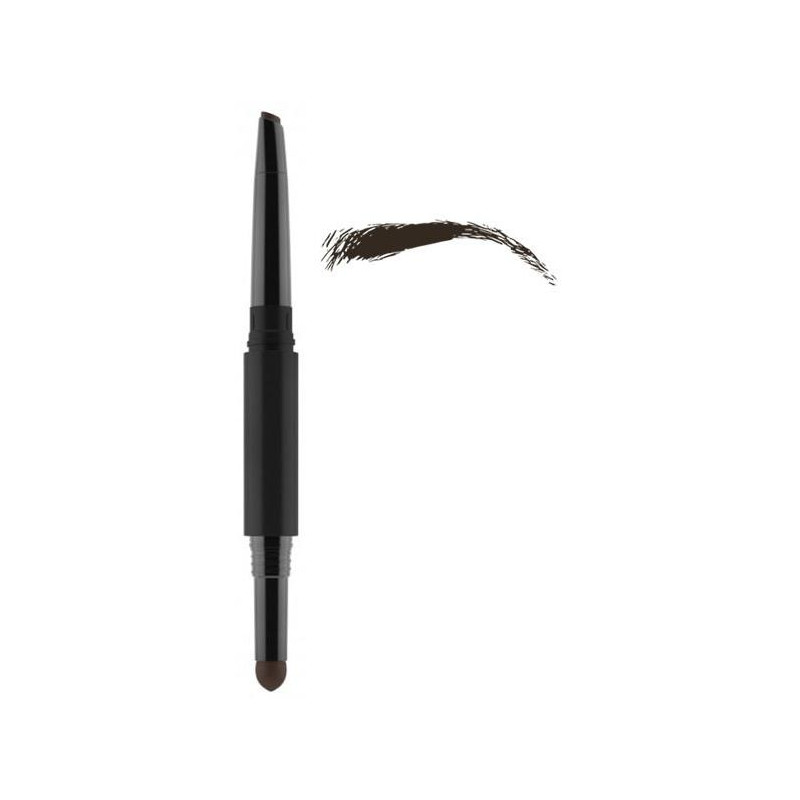 Brow Shape & Fill GOSH 2-in-1 Eyebrow Pencil in Dark Brown Shade #03