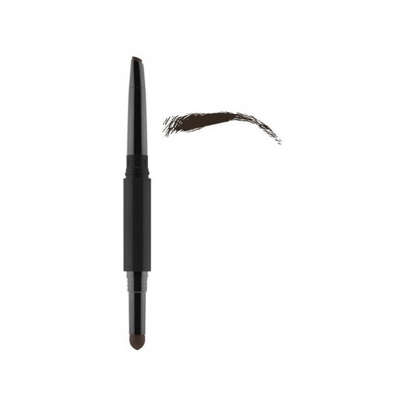 Brow Shape & Fill potlood 2-in-1 nr. 03 donkerbruin - GOSH