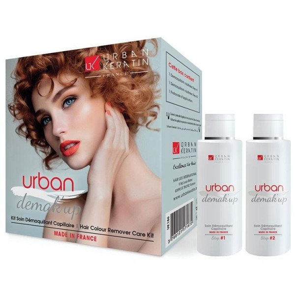 Kit struccante per capelli Demak Up URBAN KERATIN 2x50ML