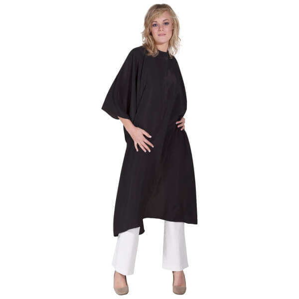 SIBEL Badjas/Cape zwart met haaksluiting SIBEL Badjas/Cape zwart met haaksluiting