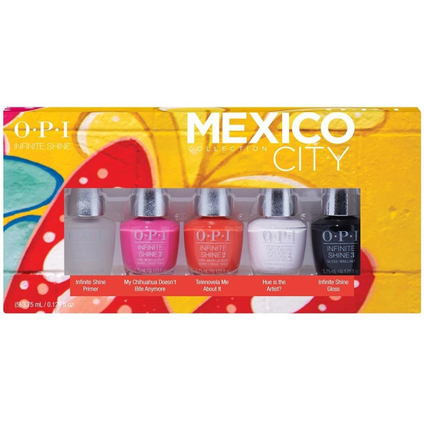 OPI Mexico - Schachtel mit 5 Infinite Shine Minilacken OPI Mexico - Schachtel mit 5 Infinite Shine Minilacken