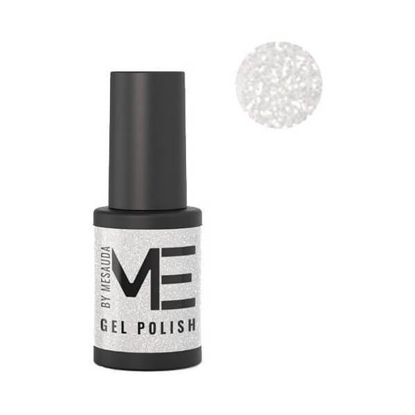 Esmalte en gel ME de Mesauda n.º 211 Plata 5 ml.