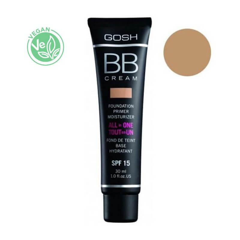 BB Cream 3 en 1 Beige oscuro de GOSH 30ML.