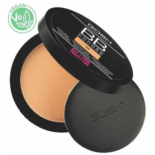 Polvo compacto n.º 08 Chestnut oscuro - Polvo BB GOSH