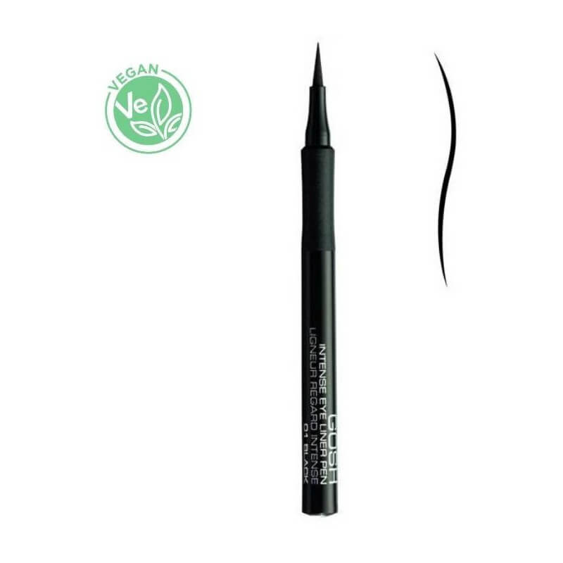 Eyeliner semipermanente n.º 01 Negro - Intense Eye Liner Pen de GOSH