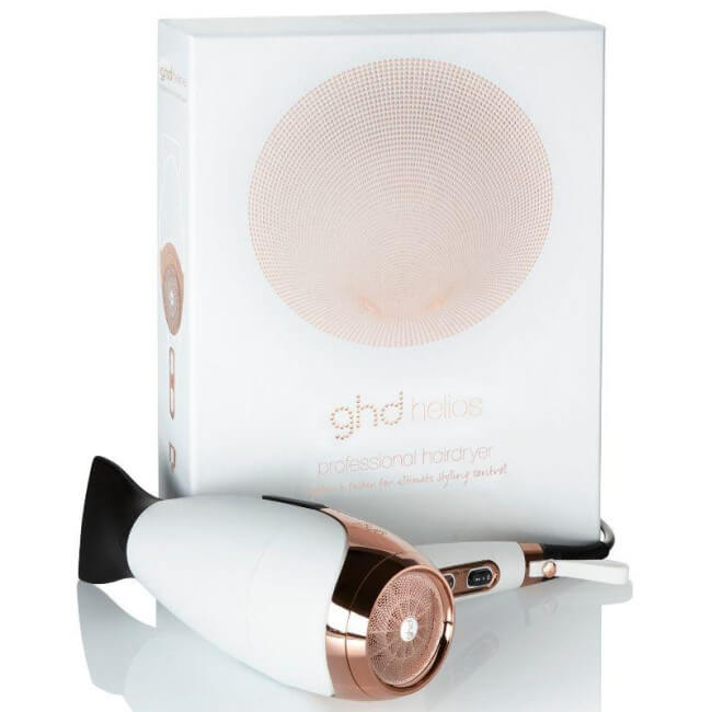 Secador de cabelo branco ghd helios™.