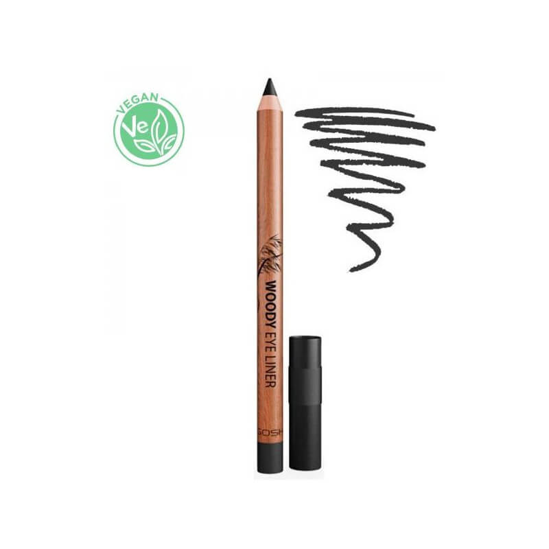 Eyeliner negro n.°001 Woody Eye Liner de GOSH.