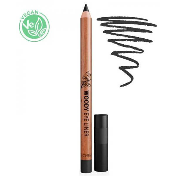 Eyeliner preto nº 001 Woody Eye Liner da GOSH. Eyeliner preto nº 001 Woody Eye Liner da GOSH.