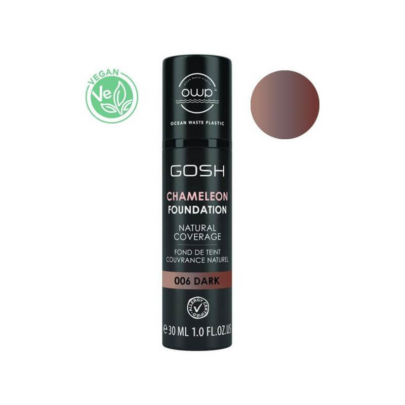 Fond de teint caméléon n°006 foncé Chameleon Foundation GOSH 30ML