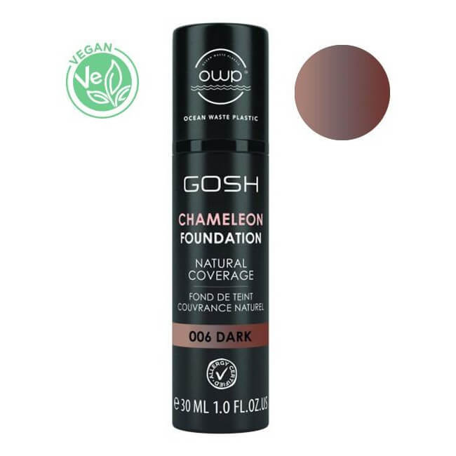 Fond de teint caméléon n°006 foncé Chameleon Foundation GOSH 30ML