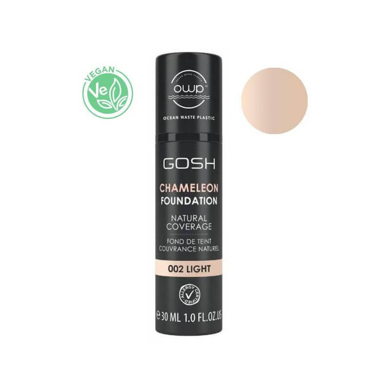Base de maquilhagem camaleão nº 002 claro Base Camaleão GOSH 30ML
