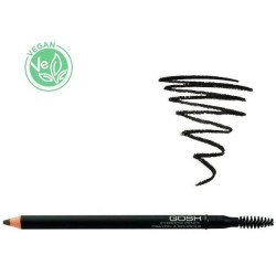 Crayon sourcils en poudre n°02 noir - Eyebrow Pencil GOSH