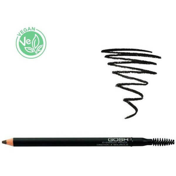 Eyebrow powder pencil n°02 black - Eyebrow Pencil GOSH