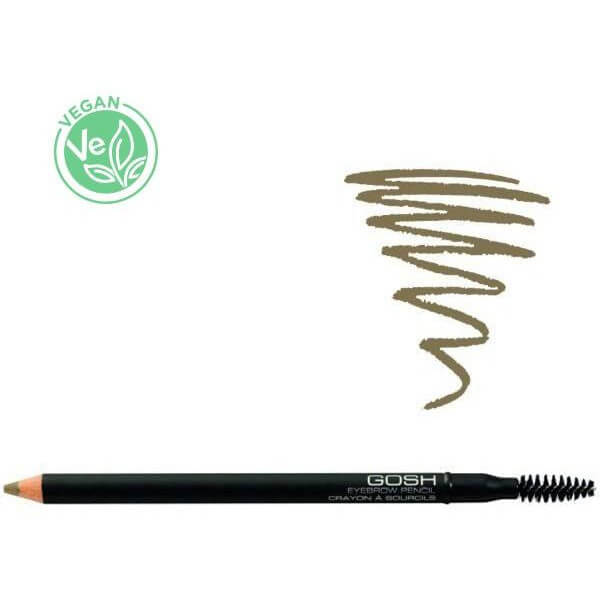Poeder wenkbrauwpotlood nr. 03 grijsbruin - Eyebrow Pencil GOSH Poeder wenkbrauwpotlood nr. 03 grijsbruin - Eyebrow Pencil GOSH