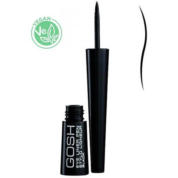 Eyeliner líquido preto GOSH 2,5ML Eyeliner líquido preto GOSH 2,5ML