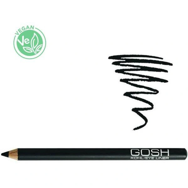 Kohle Eyeliner Schwarz von GOSH