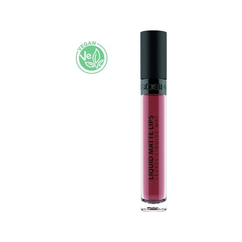Glanzende matte lippenstift nr. 07 Nougat Crisp - Liquid Matte Lips GOSH 4ML
