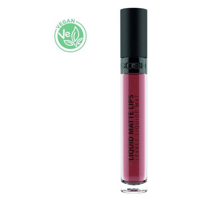 Glanzende matte lippenstift nr. 07 Nougat Crisp - Liquid Matte Lips GOSH 4ML