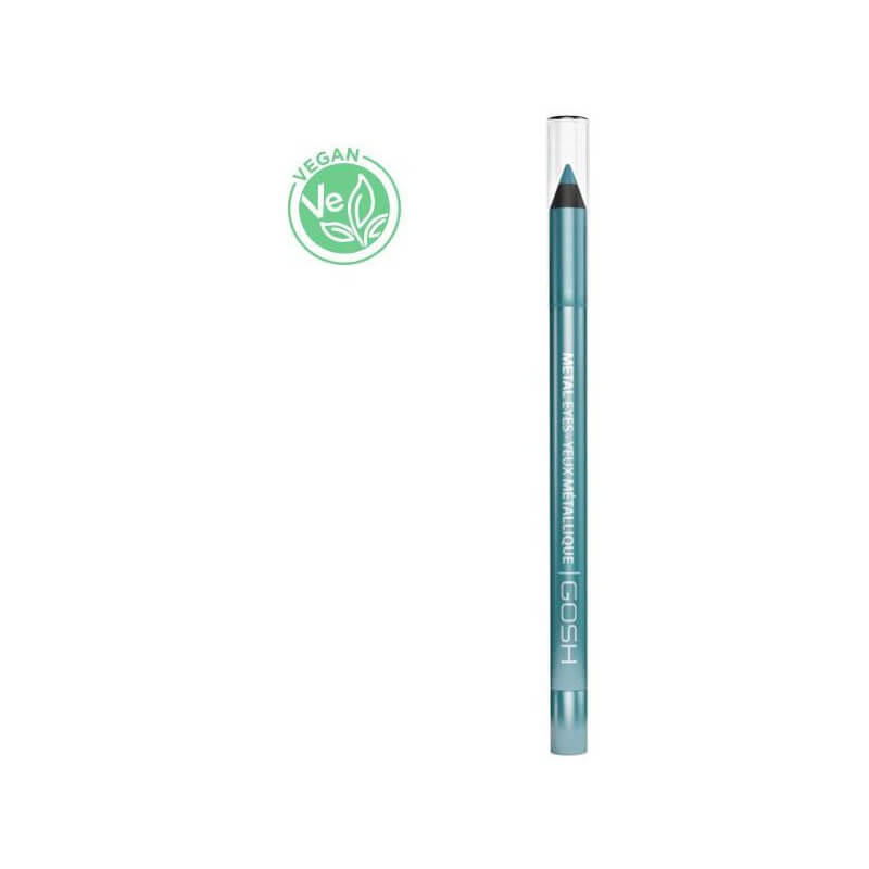 Waterproof eyeliner with a metallic effect in shade n°05 Turquoise - Metal Eyes GOSH