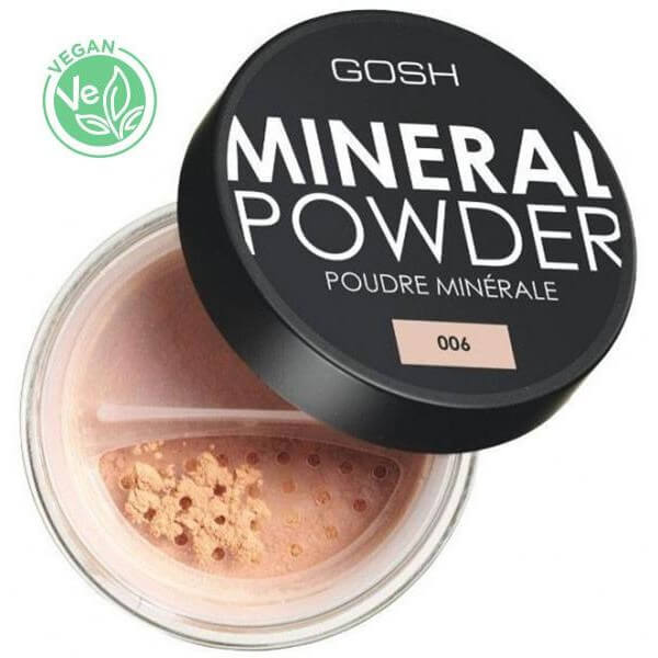 Mineral Puder GOSH in der Farbe Nr. 06 Honig - loses Puder