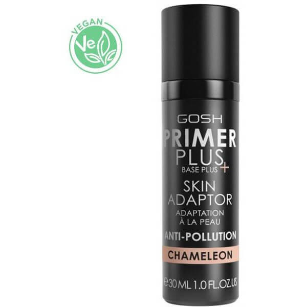 Base protetora antipoluição camaleão - Primer Plus+ Skin Adaptor GOSH 30ML Base protetora antipoluição camaleão - Primer Plus+ Skin Adaptor GOSH 30ML