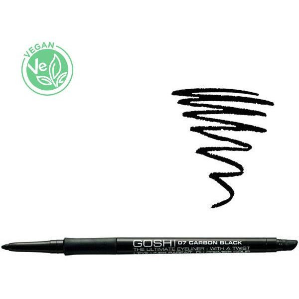 Precision waterproof eyeliner n°07 Carbon Black - The Ultimate Eyeliner GOSH