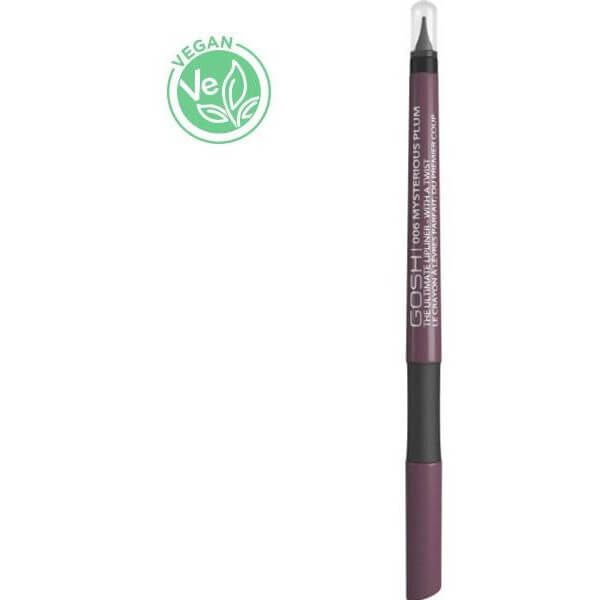 Wasserdichter Lippenstiftstift Nr. 06 Mysterious Plum - Der ultimative Lippenkonturenstift von GOSH