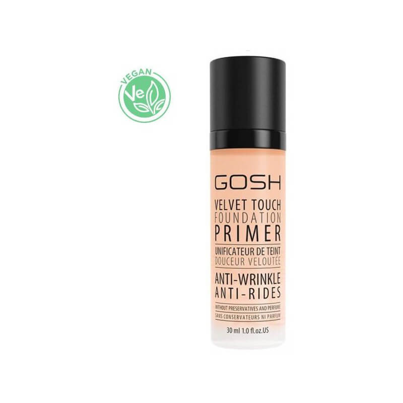 Base unificadora antiarrugas - Base Velvet Touch Foundation GOSH de 30ML.