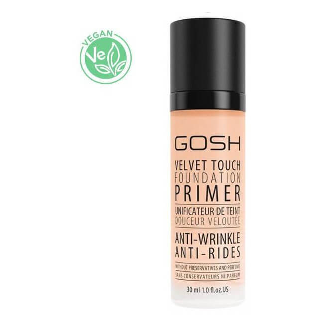 Base unificadora antiarrugas - Base Velvet Touch Foundation GOSH de 30ML.