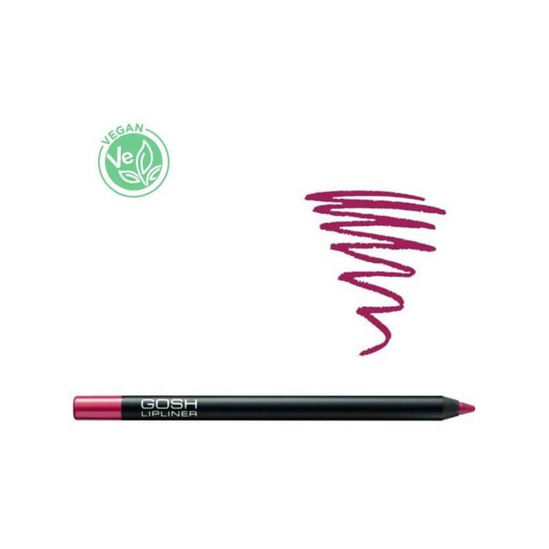Lápis labial à prova d'água cremoso nº07 Pink Pleasure - Toque aveludado GOSH.