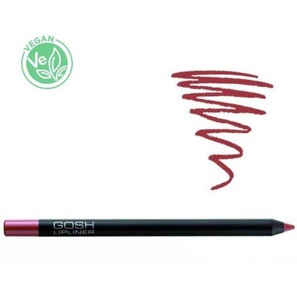 Lápis de lábios à prova d'água cremoso nº02 Antique Rose - Toque aveludado GOSH Lápis de lábios à prova d'água cremoso nº02 Antique Rose - Toque aveludado GOSH