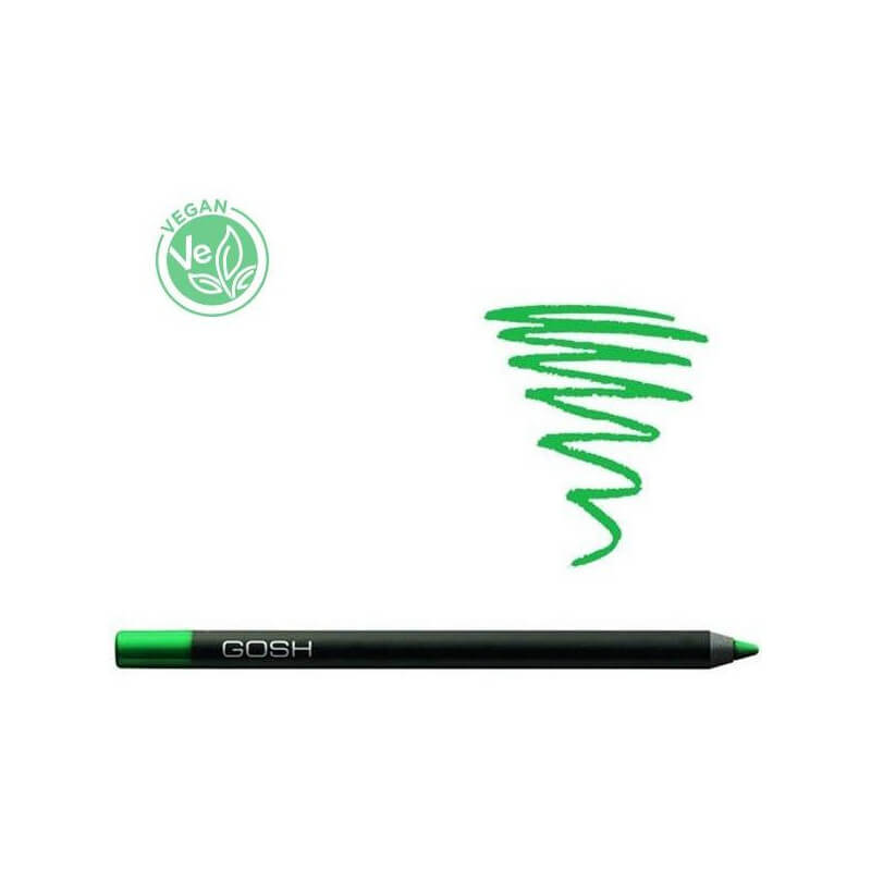 Eyeliner de alta cobertura à prova d'água Verde - Velvet Touch GOSH