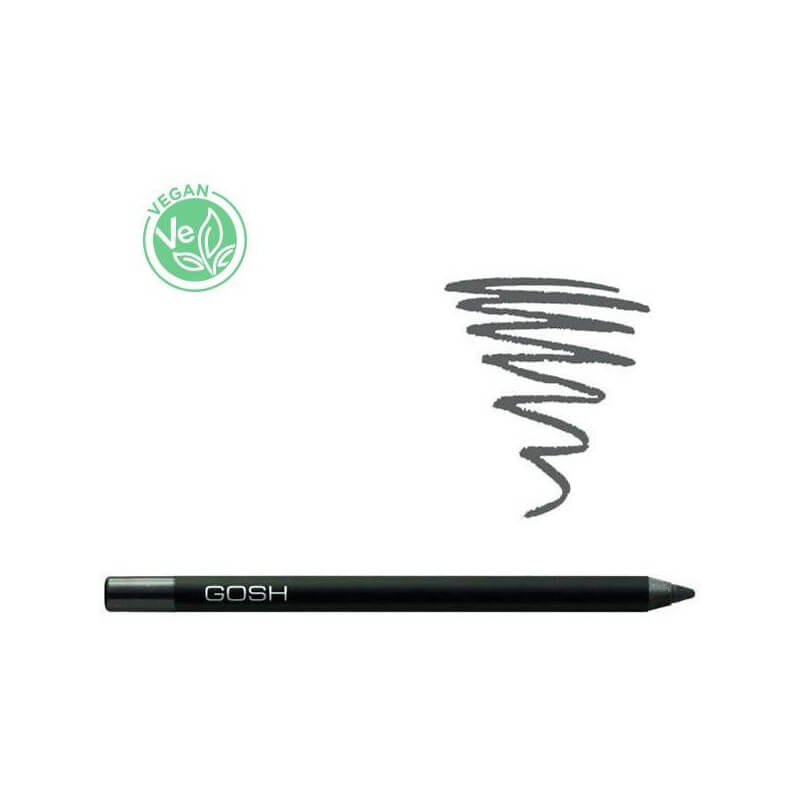 Eyeliner de alta cobertura resistente al agua Gris - Velvet Touch GOSH