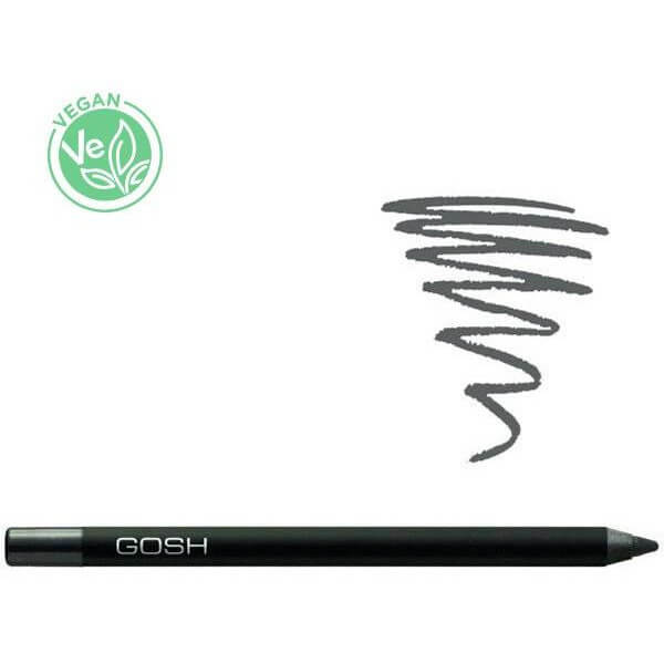 Eyeliner de alta cobertura à prova d'água Cinza - Touch Velvet GOSH Eyeliner de alta cobertura à prova d'água Cinza - Touch Velvet GOSH