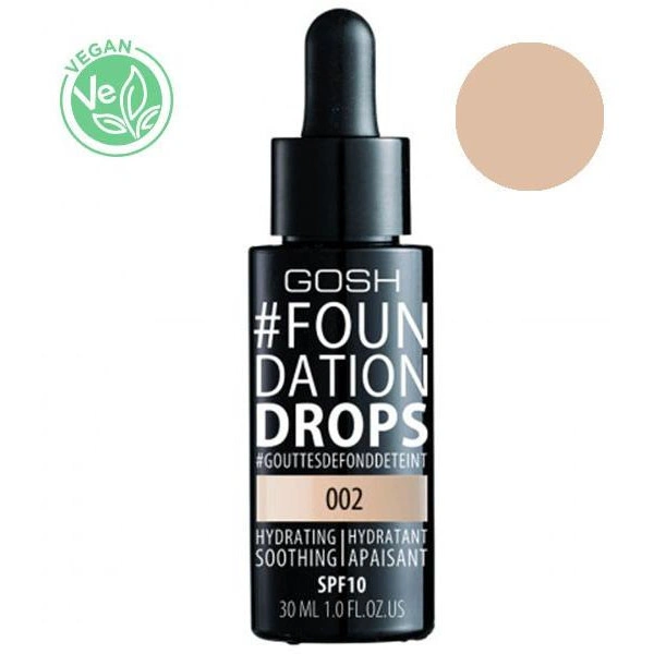 Foundation n ° 002 Elfenbein Foundation Tropfen GOSH 30ML