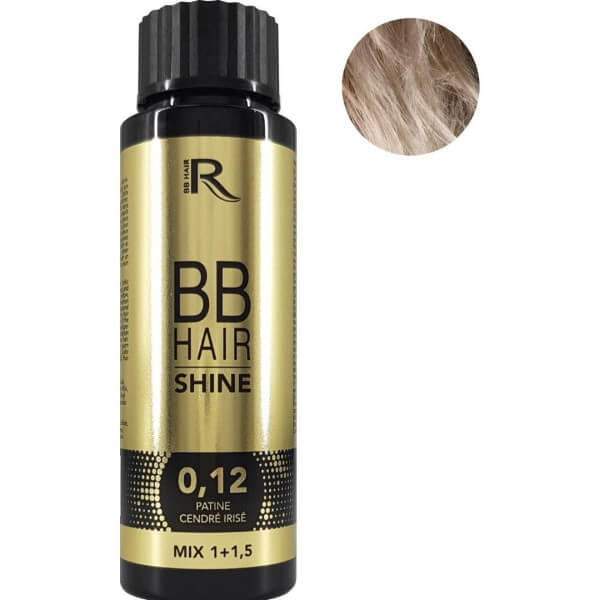 Asblonde ammoniakvrije glansspoeling Patine Irisé 0.12 BBHair Shine GENERIK 60ML.
