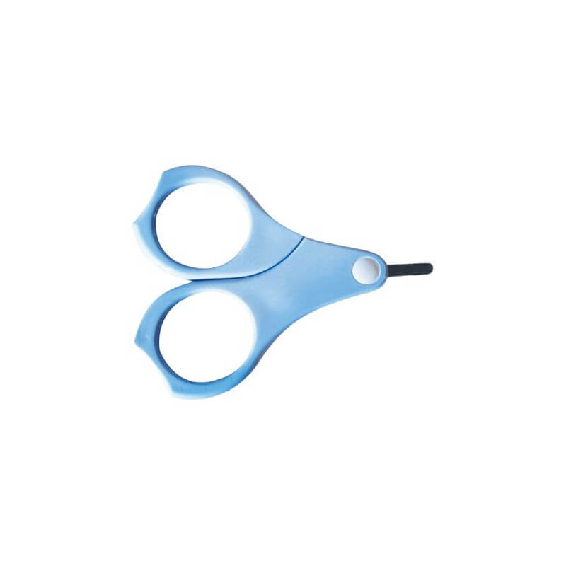 Tesoura para unhas de bebê azul PARISAX. Tesoura para unhas de bebê azul PARISAX.