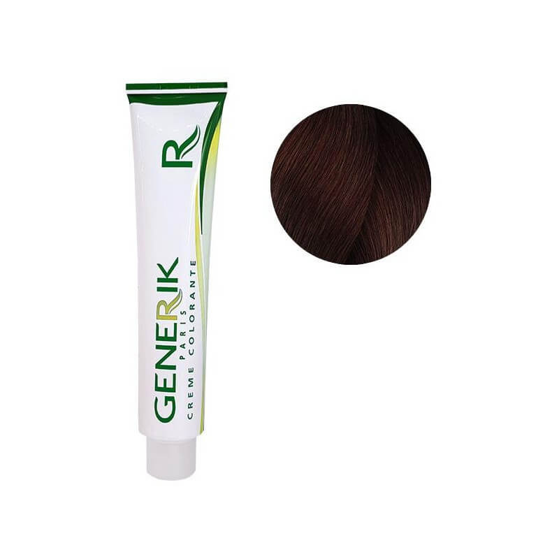 Coloração sem amônia Genérico Nº 4.56 Castanho Mogno Vermelho 100 ML