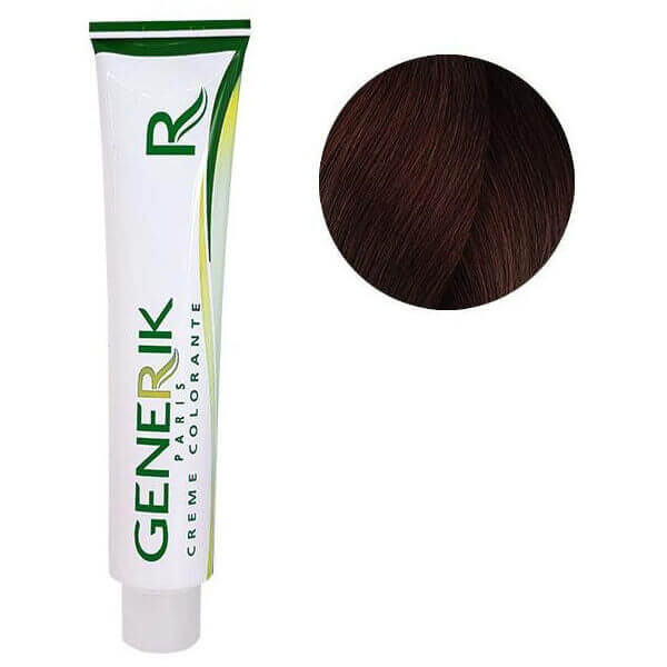 Générik Coloration sans amoniaque N°4.56 Chatain Acajou Rouge 100 ML