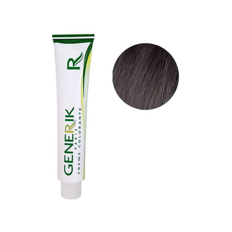 Générik Coloration sans amoniaque N°5.12 Chatain Clair Cendré Irisé 100 ML